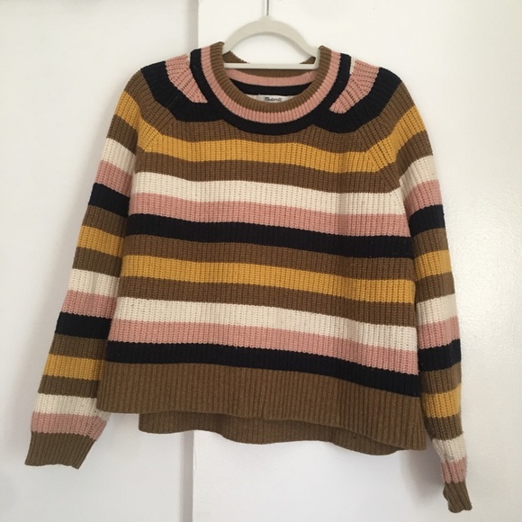 Madewell Sweaters - Madewell Striped Wool Sweater